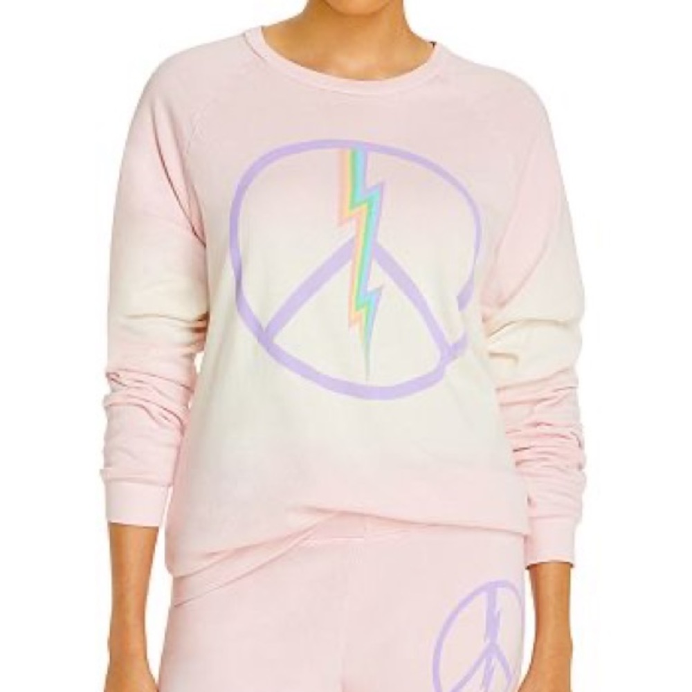 Lauren Moshi x AQUA Electric Peace Sweatshirt